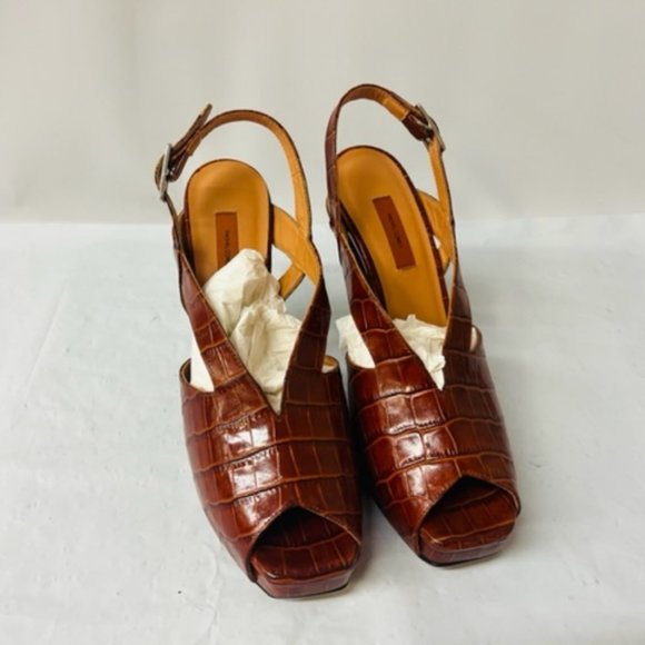 Rachel Comey Besco Heel in Cognac, Women's Size 37- TRIED ON- IN BOX